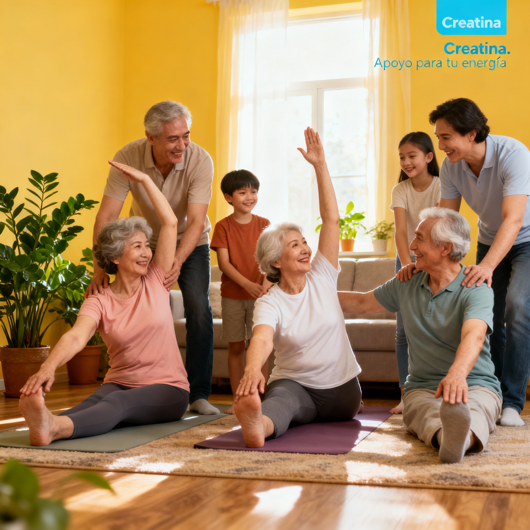 Creatina en personas mayores: fuerza, movilidad y mente para vivir mejor